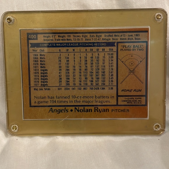 Nolan Ryan authenticated sign baseball 2 vintage, baseball cards… - Picture 3 of 8
